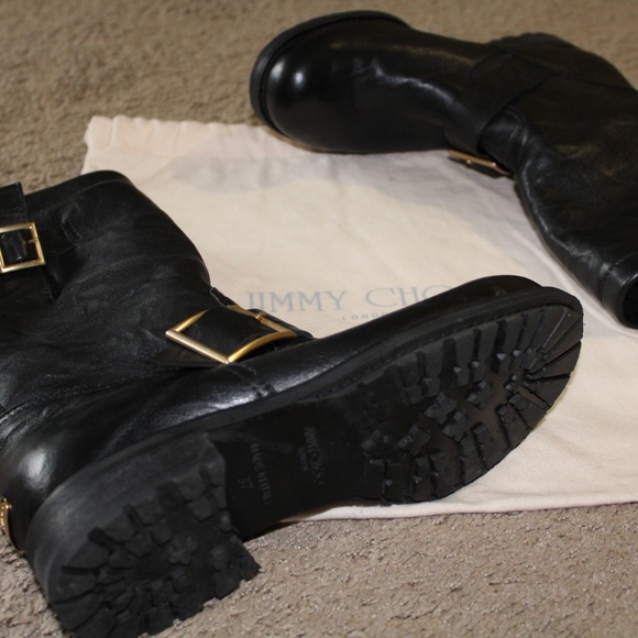 Jimmy Choo Motorcycle Boots - Picture 9 of 9
